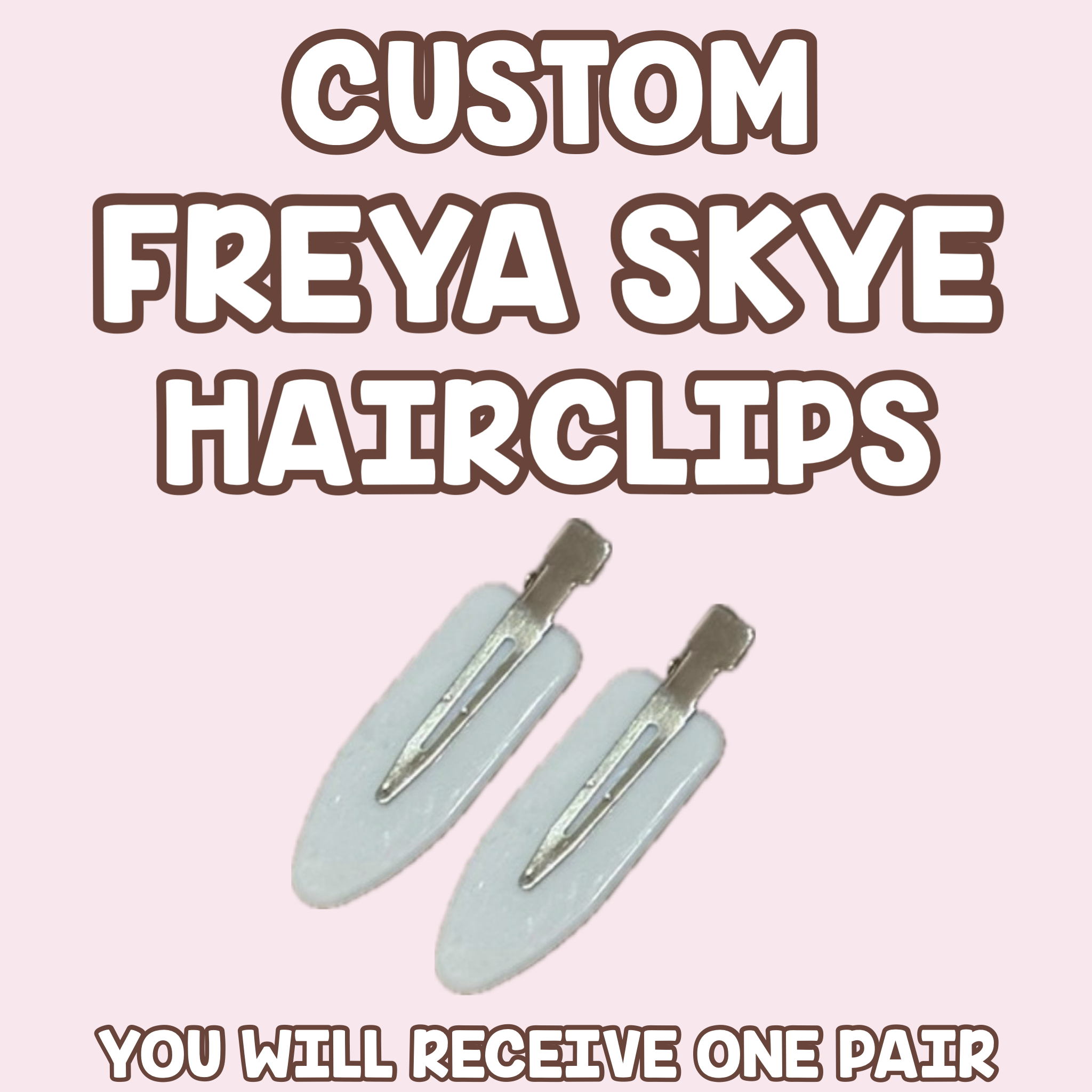 CUSTOM FREYA SKYE THEMED HAIRCLIPS